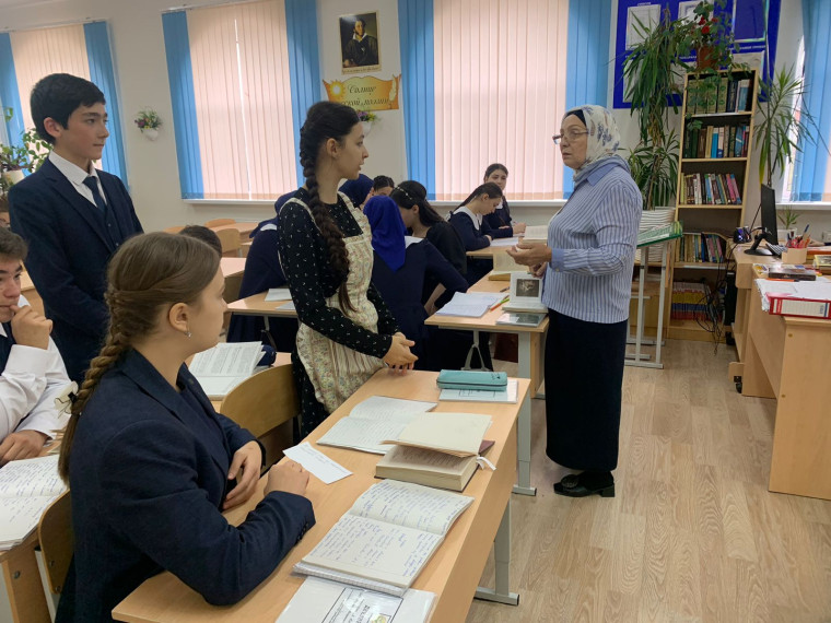 Открытый урок русской литературы.